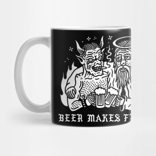 Beer Makes Friends, Cheers! Mug